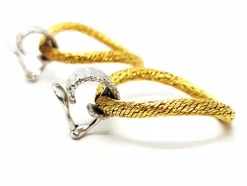 Boucles d'oreilles Clips Or jaune, Or blanc