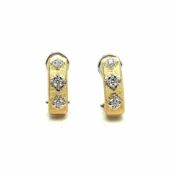 Boucles d'oreilles Clips Or jaune Diamants