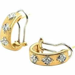 Boucles d'oreilles Clips Or jaune Diamants