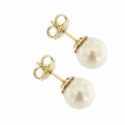Boucles d'oreilles clous perles