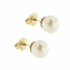Boucles d'oreilles clous perles