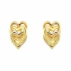 Boucles d'oreilles coeur
