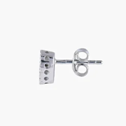 Boucles d'oreilles coeur diamants