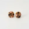 Boucles d'oreilles Corail & Améthystes