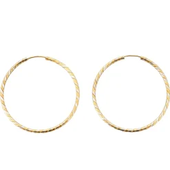 BOUCLES D'OREILLES "CREOLES" OR