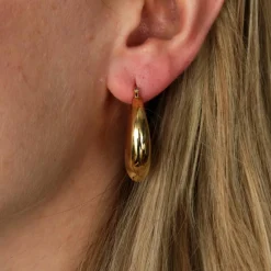 BOUCLES D'OREILLES CREOLES OR