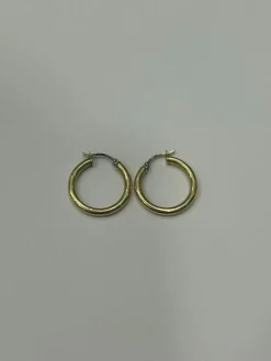 Boucles d'oreilles créole en or jaune
