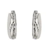 Boucles d'oreilles Créoles Or blanc Diamant