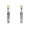 Boucles d'oreilles Créoles Or jaune, Or blanc Diamant
