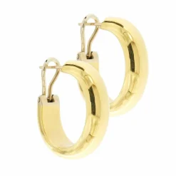 Boucles d'oreilles créoles bombées