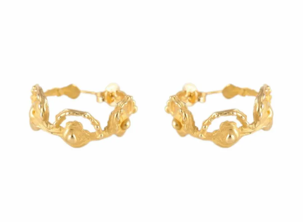 BOUCLES D'OREILLES CRÉOLES "EPHEMERAL"