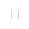 Boucles d'oreilles créoles en or blanc