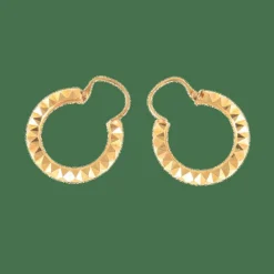 Boucles d'oreilles créoles Or jaune