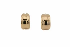 Boucles d'oreilles créoles en or jaune