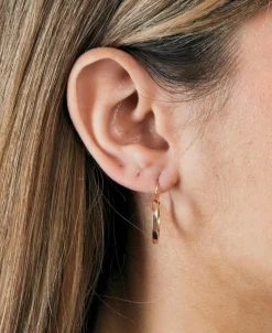 BOUCLES D'OREILLES CRÉOLES OR JAUNE