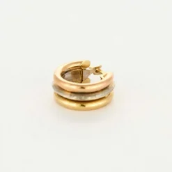 Boucles d'oreilles créoles 3 ors