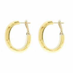 Boucles d'oreilles créoles bombées