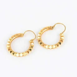 Boucles d'oreilles créoles Or jaune