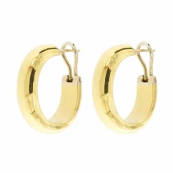 Boucles d'oreilles créoles bombées