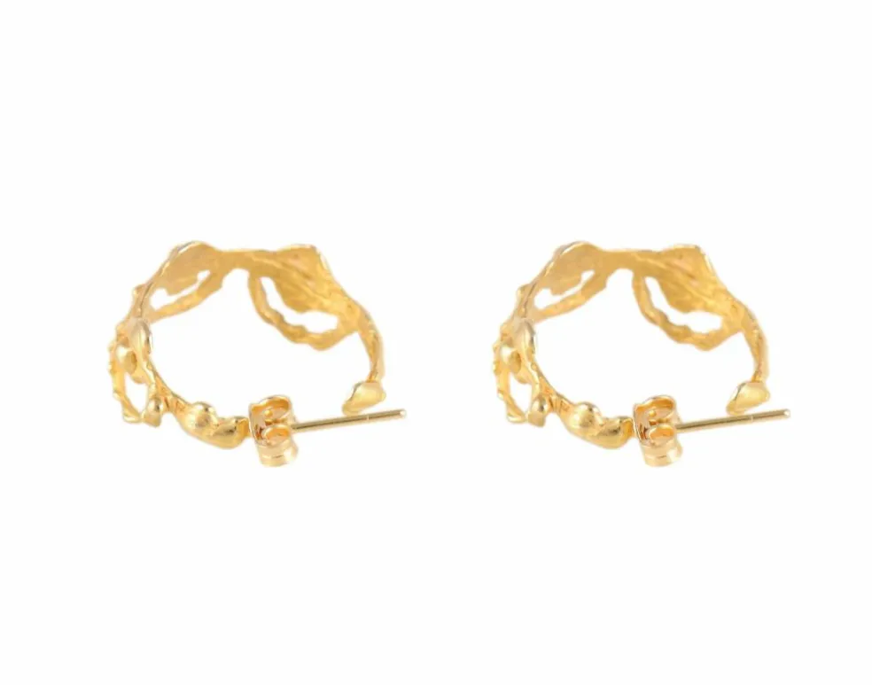 BOUCLES D'OREILLES CRÉOLES "EPHEMERAL"