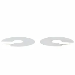Boucles d'oreilles Créoles Or blanc