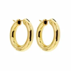 Boucles d'oreilles créoles bombées