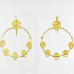 Boucles d'oreilles créoles masques