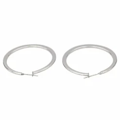 Boucles d'oreilles Créoles Or blanc