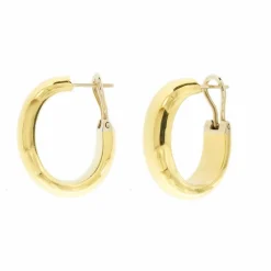 Boucles d'oreilles créoles bombées