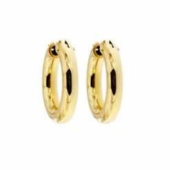Boucles d'oreilles créoles bombées