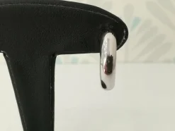 Boucles d'oreilles Créoles Diamants Or Blanc