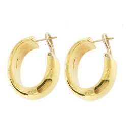 Boucles d'oreilles créoles bombées