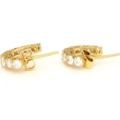 Boucles d'oreilles créoles en diamant