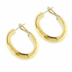 Boucles d'oreilles créoles bombées