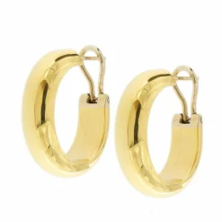 Boucles d'oreilles créoles bombées
