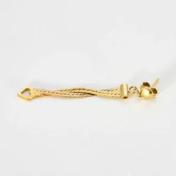 Boucles d'oreilles cœur 3 ors