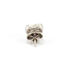 Boucles d'oreilles Cœur en Or blanc, diamants