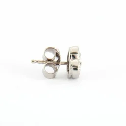 Boucles d'oreilles Cœur en Or blanc, diamants