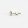 Boucles d'oreilles cœurs en Or blanc diamants
