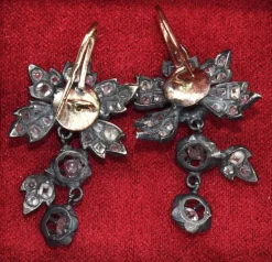 Boucles d'oreilles de l'époque victorienne