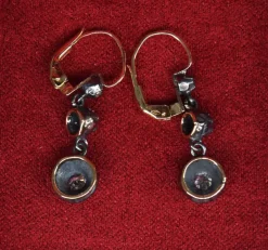 Boucles d'oreilles de l'époque victorienne