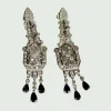BOUCLES D'OREILLES DE STYLE ART DÉCO