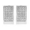Boucles d'oreilles demi-créoles Diamants
