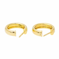 Boucles d'oreilles Demi-créoles Or jaune Diamant