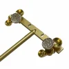 Boucles d'oreilles deux Or pavage Diamant