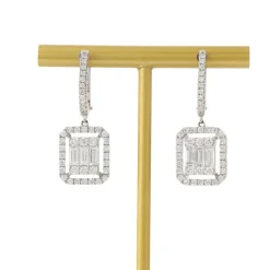 Boucles d’oreilles diamants