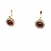 Boucles d'oreilles Diamants Grenat