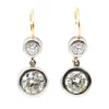 Boucles d'oreilles diamant, platine