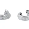 Boucles d'oreilles diamants en or blanc