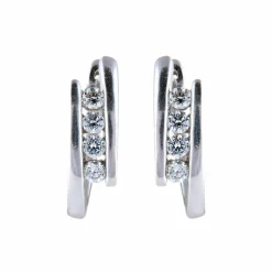 Boucles d'oreilles diamants